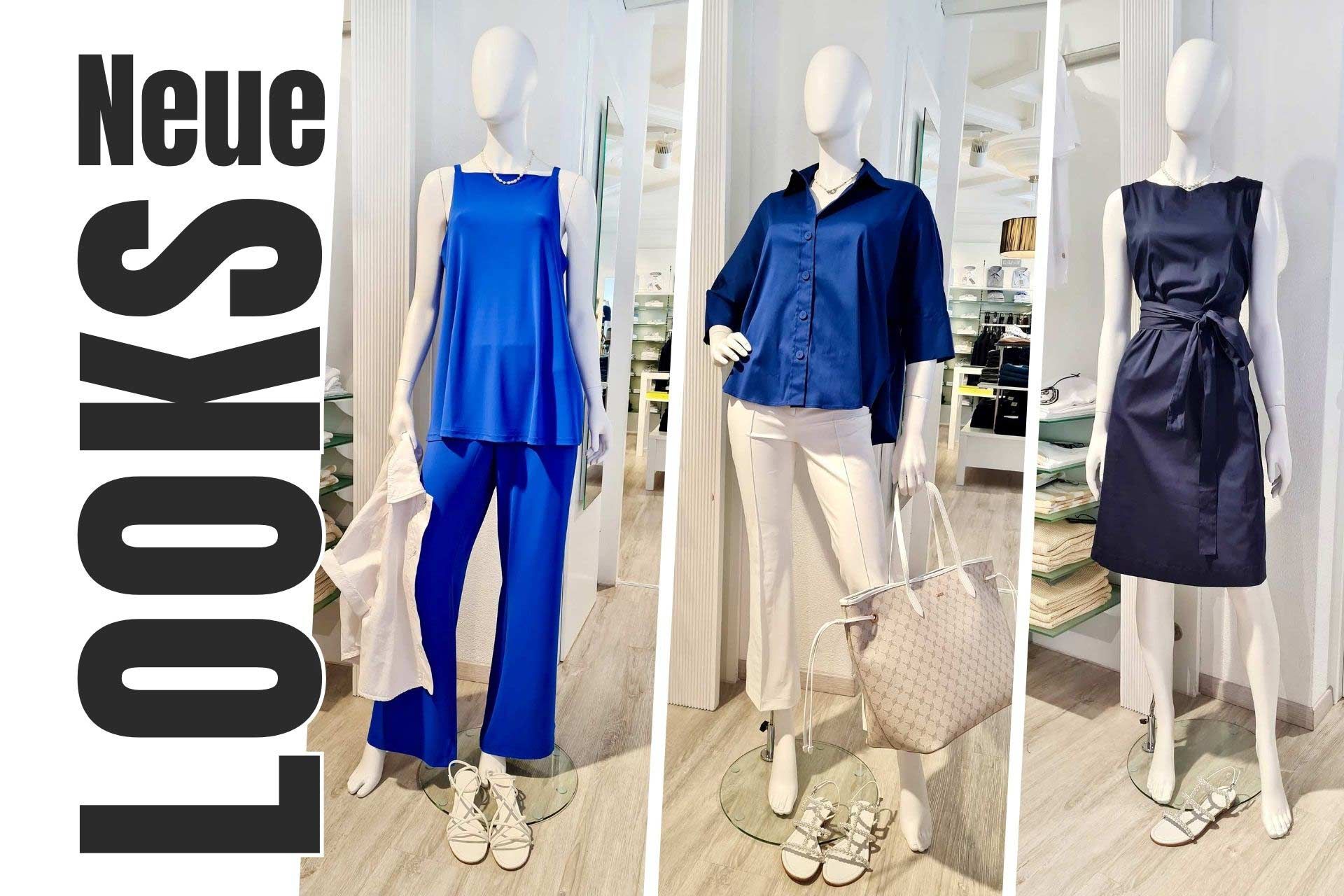 Cool in Blau: Drei Damenlooks für den Sommer 2025